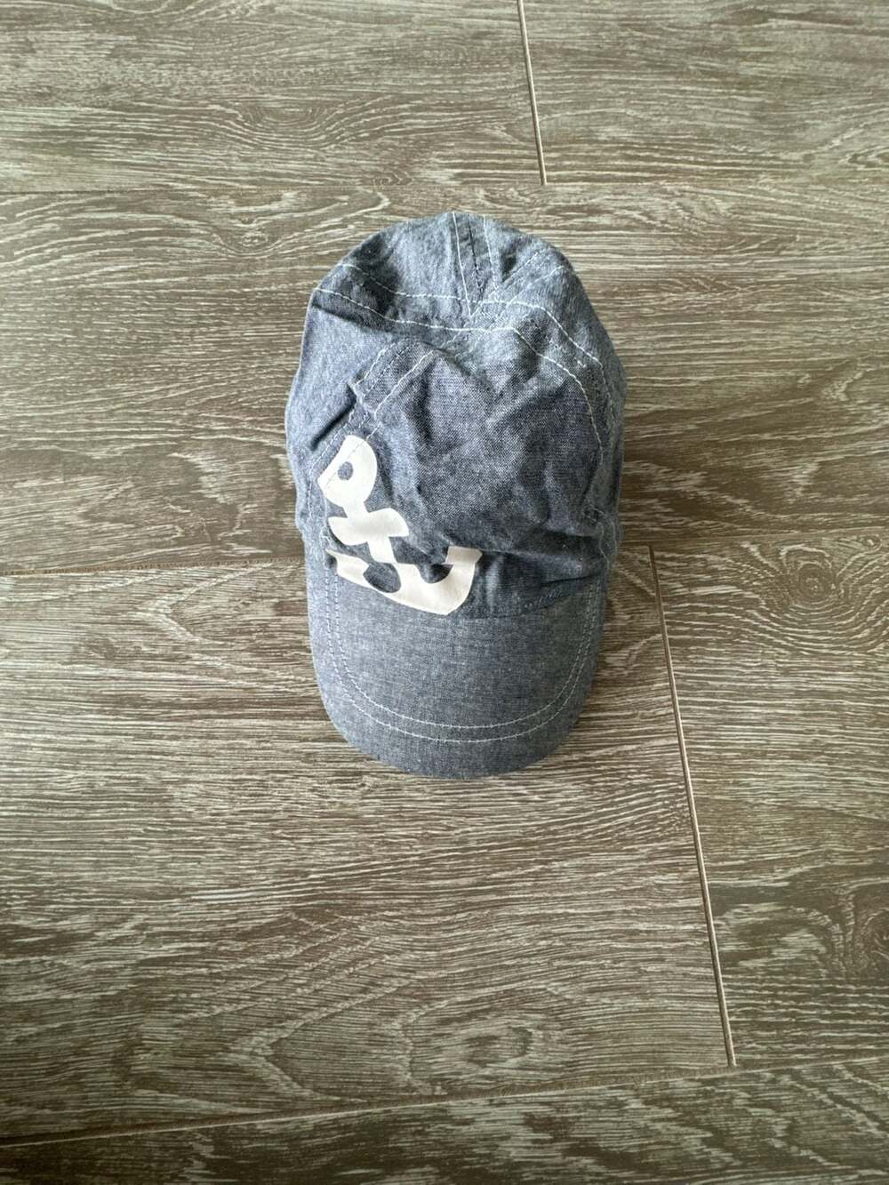 Unknown Anchor Print Baseball Cap Size 6-12M Blue
